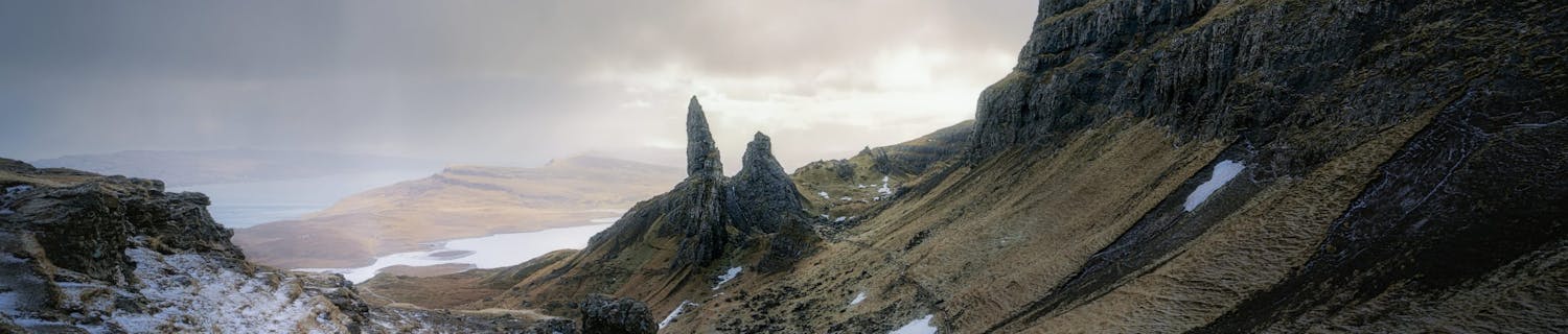 Klippan Old Man of Storr i Skottland